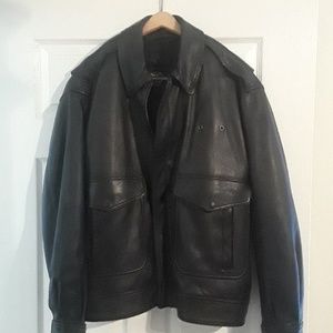 Leather Flight Jacket